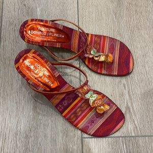 Couture Donald j Pliner butterfly sandals